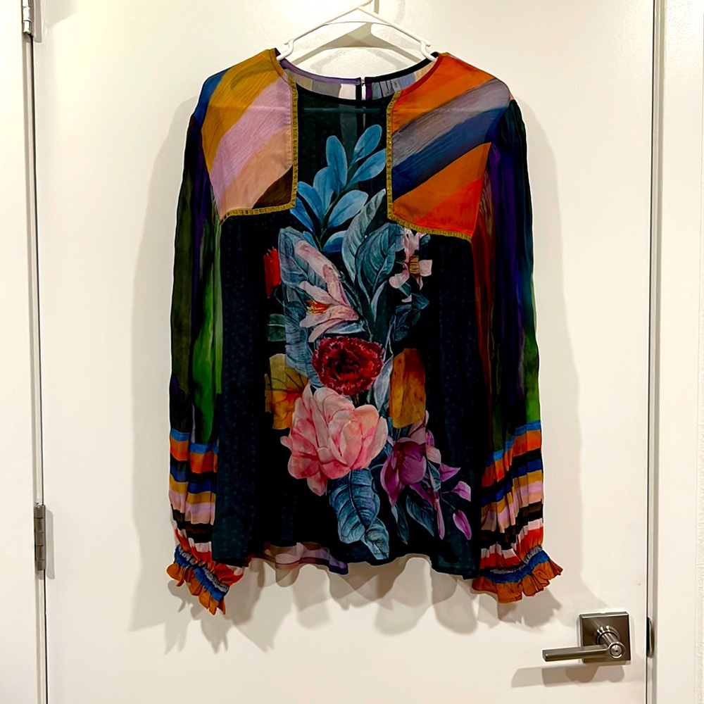 Blank London Printed Blouse - Large
